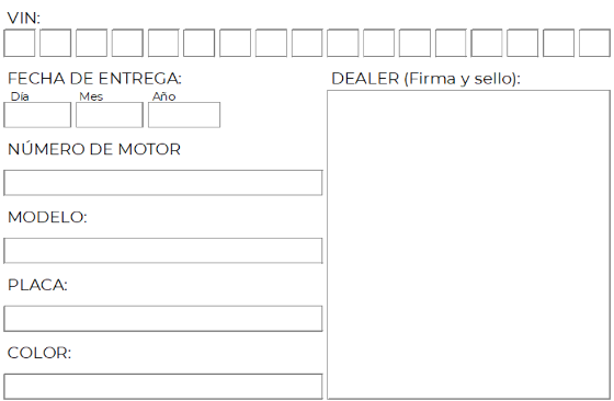 Garantía Omoda & Jaecoo Motor